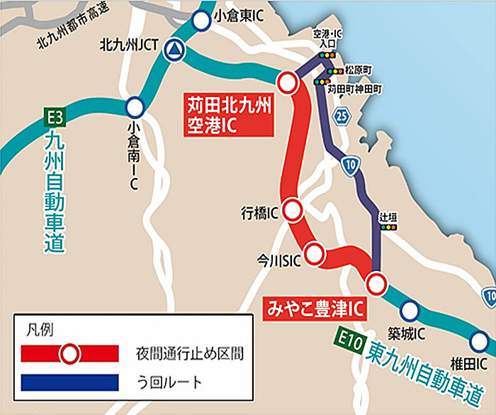 苅田北九州空港IC～みやこ豊津IC