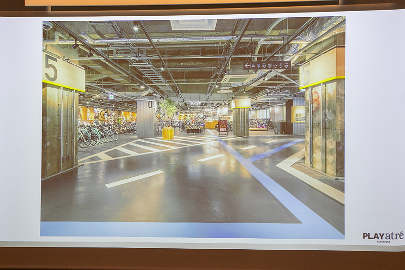 第1弾として2018年3月29日にシャワー、コインロッカー、レンタサイクル、サイクルショップ、サイクルカフェなど、サイクリングを楽しむためのベースキャンプエリアが先行オープン。以降、2019年4月26日に第2弾としてエリア最大級の飲食ゾーン「STATION LOBBY」が、5月31日に第3弾として書店を中心とした「BOOK ＆ TABLE」などがオープンしている