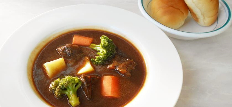 砂川SA（下り線）「エゾシカシチュー」（980円）