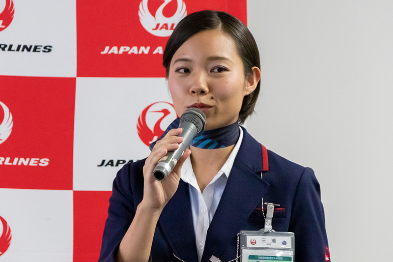 空港オペレーション部 第3グループ 三瀬さん（2017年3月入社）