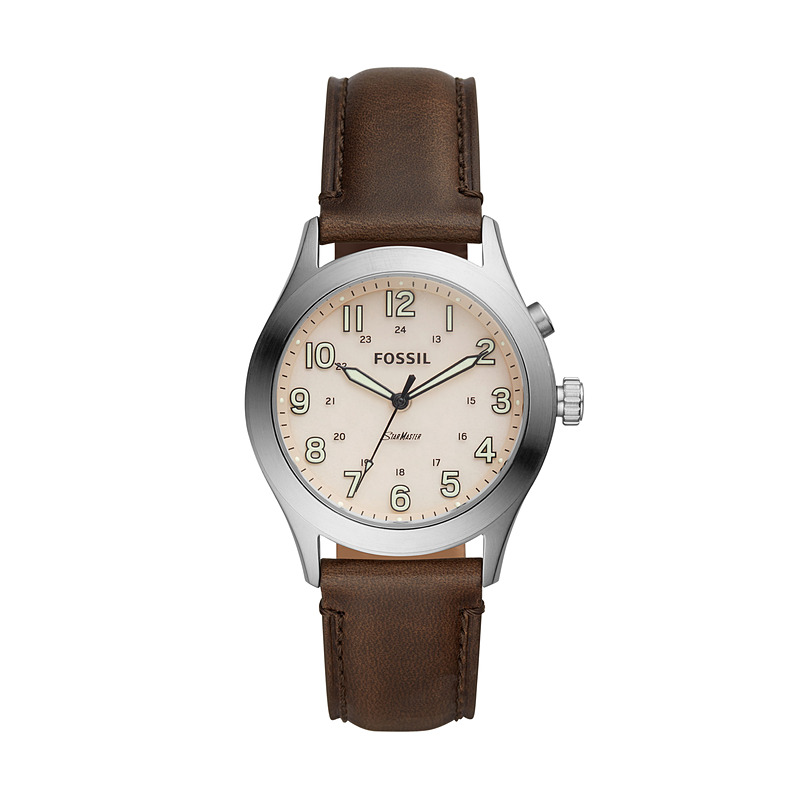 LE1059/1万6000円（税抜）/世界限定数量1125本/ステンレススティールケース・ブラウンレザーストラップ・風防：クリアカラー