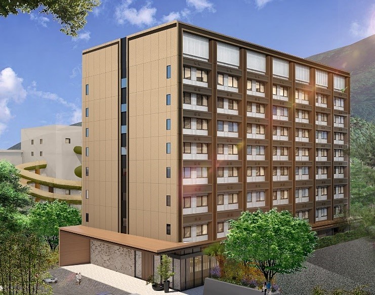 オリックス不動産は「別府温泉 杉乃井ホテル」の新棟の建築工事に着手する