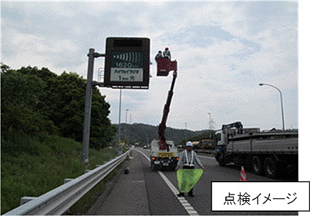 道路付属の点検・補修イメージ
