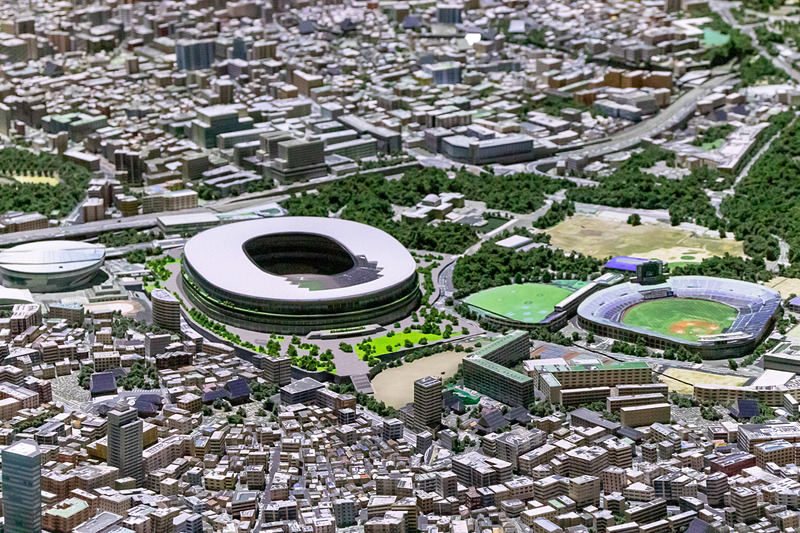 歴史のある東京タワーから新しい東京スカイツリーまで、見事に再現されている。羽田空港の国際線ターミナルも見つけることができた