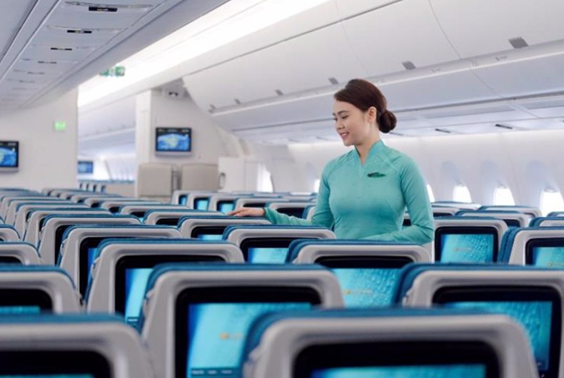 ベトナム航空は一部路線でのWi-Fiサービスの提供を開始している