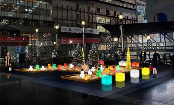 スノーマン集合エリア（11月22日～12月25日）