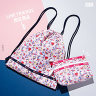 LINE FRIENDSのキャラクター「BT21」をあしらった