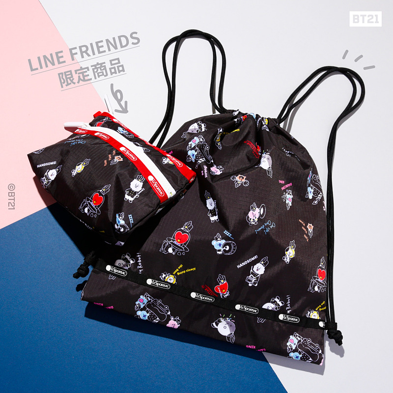 「COSMETIC CLUTCH」ブラック（LINE FRIENDS限定）、4200円（税別）