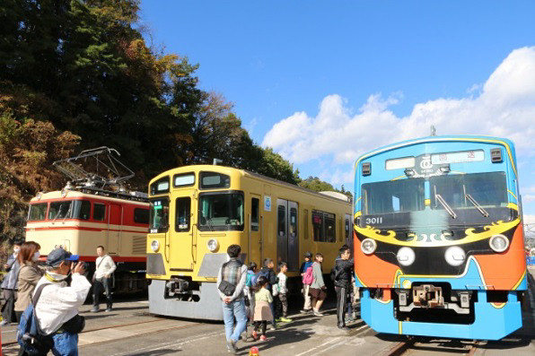 過去の展示車両の様子