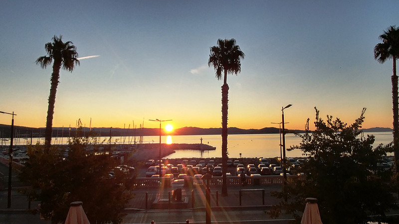 朝焼けが美しい