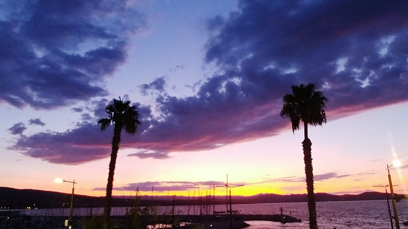 朝焼けが美しい