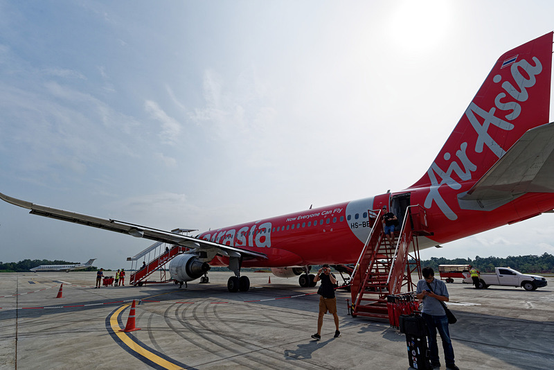 到着したブリーラム空港