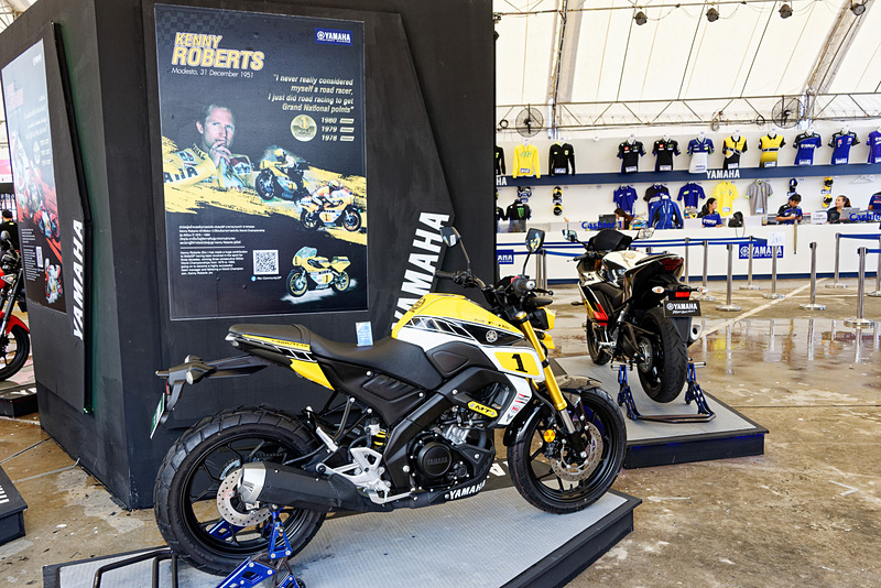 歴代チャンピオンマシンのカラーリングを施した現行モデル