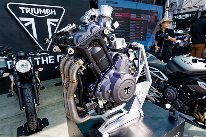 2019年からMoto2向けに3気筒765ccエンジンを供給している