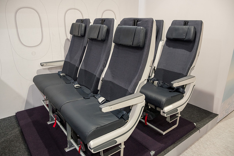 国内線向け787に導入される普通席
