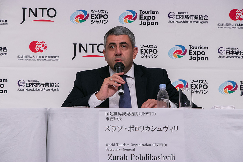 国連世界観光機関 事務局長 ズラブ・ポロリカシュヴィリ氏