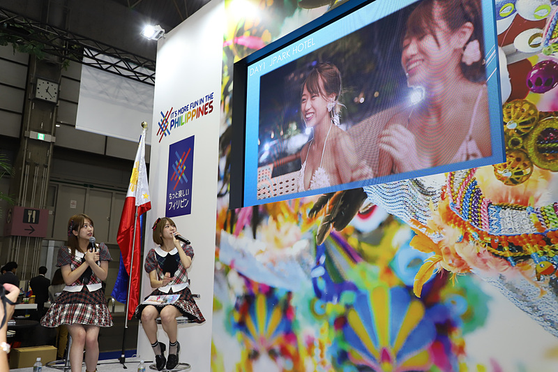 撮影秘話とともにセブ島の魅力を紹介した