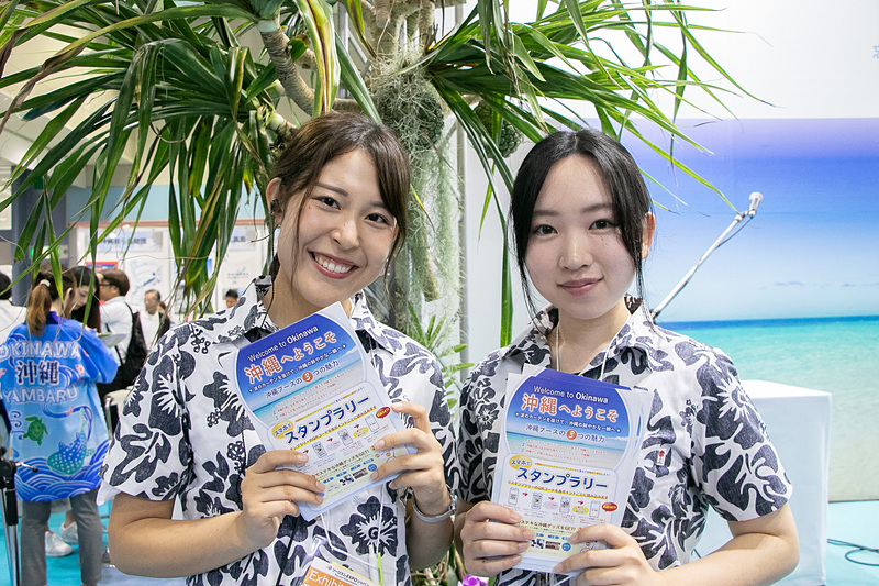 沖縄観光コンベンションビューローが中心となって沖縄ブースを出展