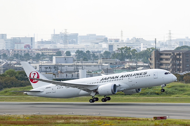 羽田空港に向けテイクオフ