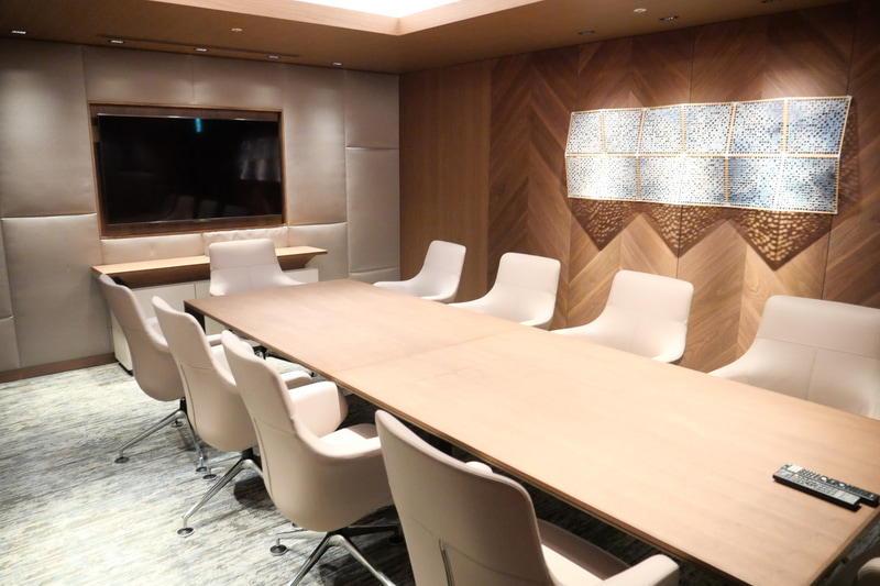 会議室も設置されており、プライベートな会合にも利用できる