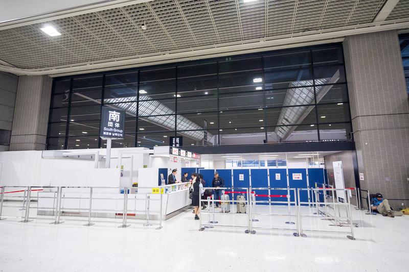 団体南カウンター。こちらにスペシャルアシスタンスカウンターが新設される