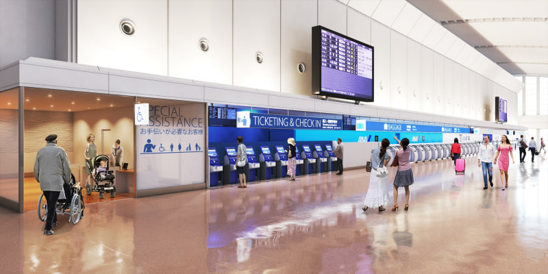 出発ロビーのイメージ