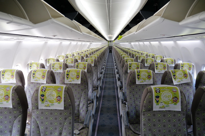 ソラ鉄ジェット機内の様子