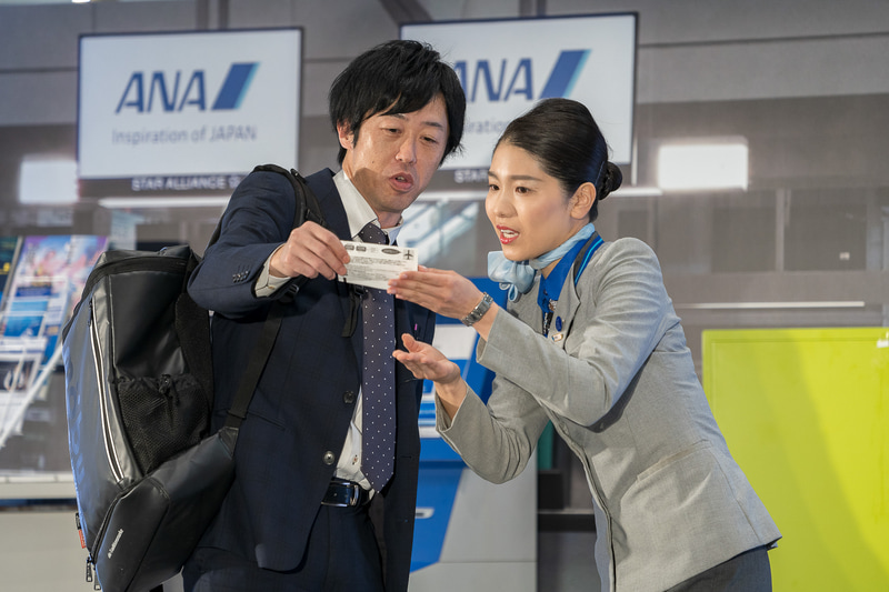 福岡空港の松隈優恵さん。大慌てで来た男性客の搭乗券を見て開口一番、「○○さま、ご安心ください」と返した対応が素晴らしかった