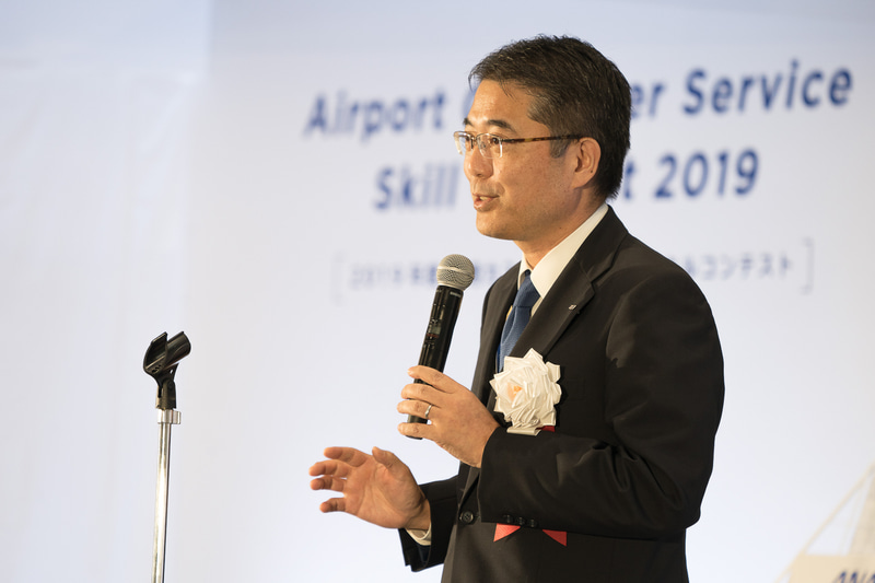 「ここまで非常にレベルの高いパフォーマンスを見せてもらった。審査員はかなり苦労するのでは」と述べた全日本空輸株式会社 執行役員 マーケティング室副室長の高橋誠一氏