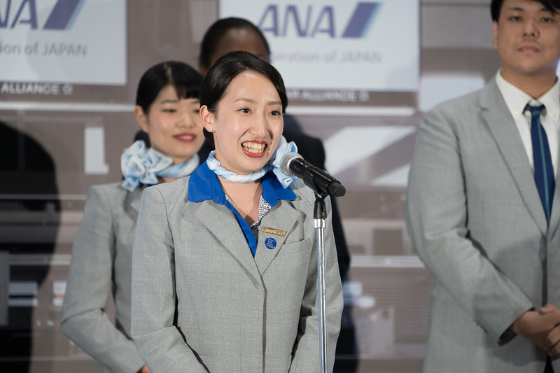 準グランプリの3人目は羽田空港の松尾彩音さん