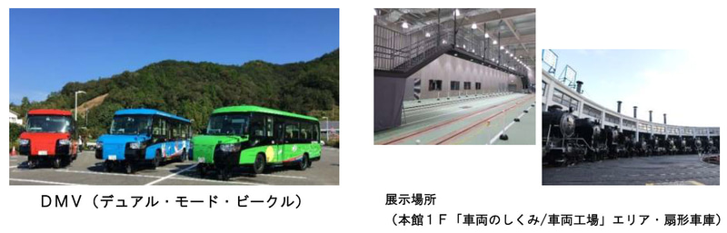 京都鉄道博物館でDMV（Dual Mode Vehicle）を特別展示