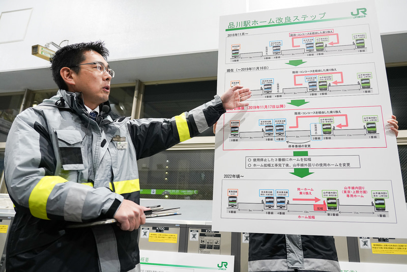 工事の概要を解説する東日本旅客鉄道株式会社 建設工事部 大規模開発PT課長 関啓充氏