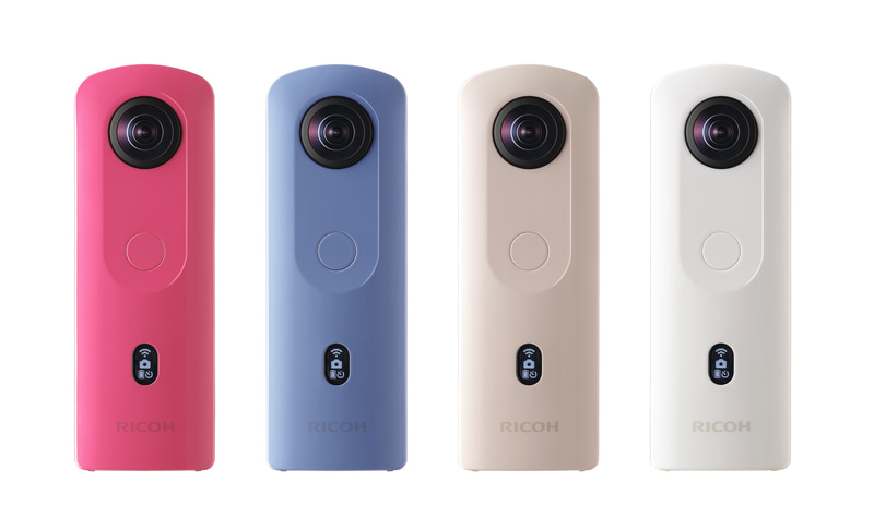 ワンショットで360度の全天球イメージを撮影できる「RICOH THETA SC2」