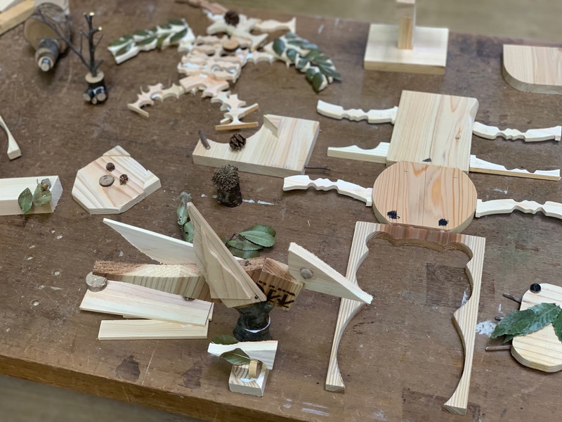 ピースとなる子供たちの作品