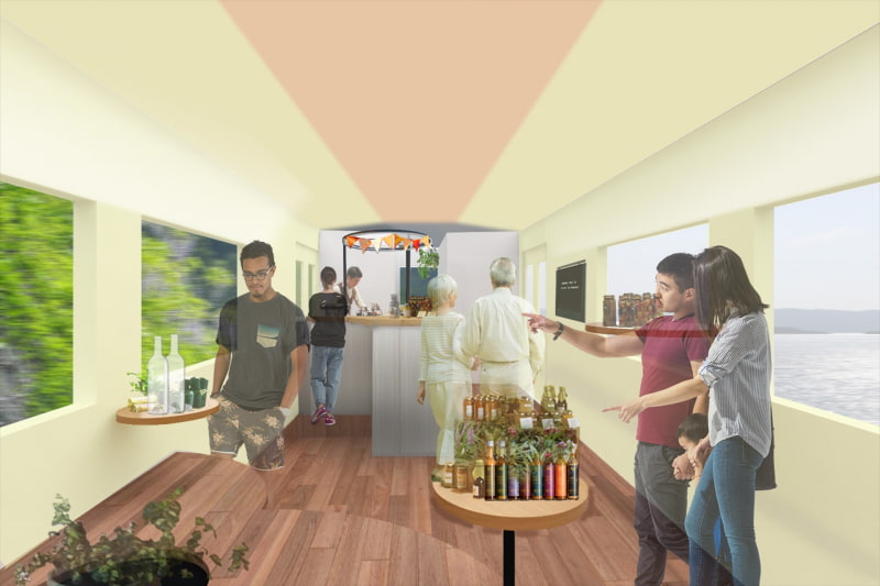 車内でのおもてなし（物販）