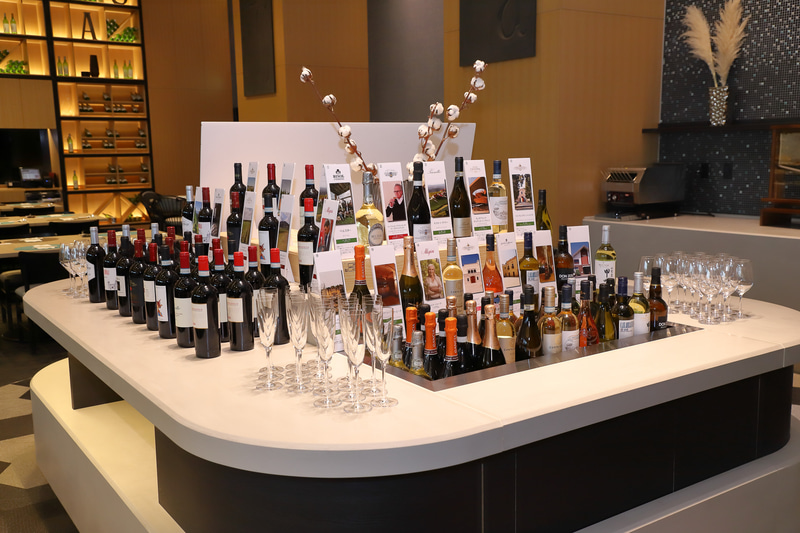 料理とともに楽しみたいワイン。ラインアップも実に豊富だ