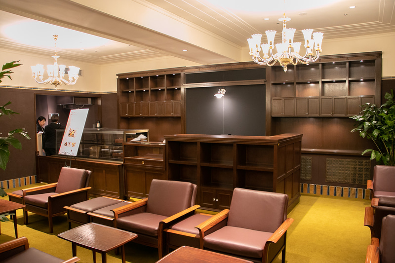 ケーキやオリジナルグッズを販売する予定の「ホテルショップ」