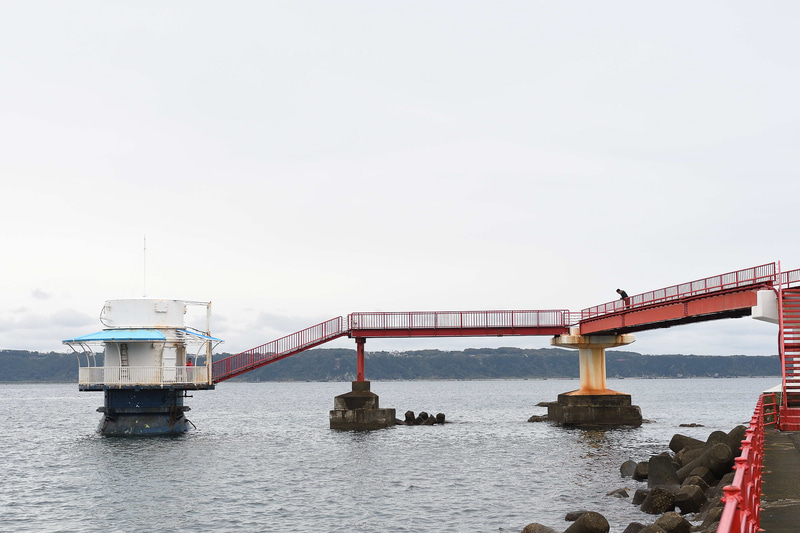 日本で初めて海中公園として指定された「串本海中公園」。水族館は、串本に生息する生物を集めているゾーンやトンネル大水槽、ウミガメプールなど多くの見どころがあり、絶滅した史上最大のウミガメ「アーケロン」の彫刻も展示されている。水族館から外に出ると沖合140mのところに海中展望塔が設けられていて、実際に串本の海を見渡せる。展望台からは餌やりもでき、驚くほど多くのグレ（メジナ）が集まってきた