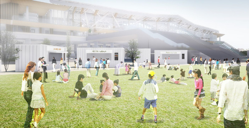 高輪ゲートウェイ駅前が会場になる