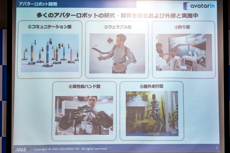 さまざまなアバターロボットを研究開発
