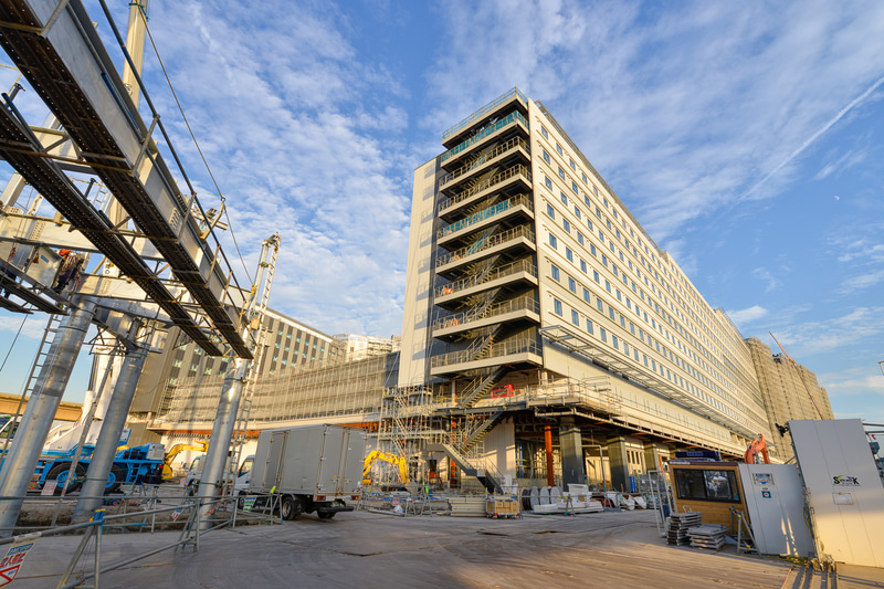 羽田エアポートガーデン建設現場