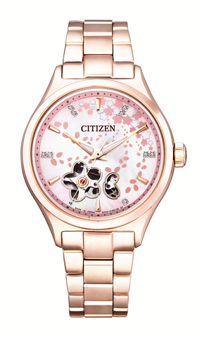 CITIZEN　腕時計 SAKURA限定モデル　零れ桜 シチズンコレクション』「桜爛漫」をデザインテーマにし、着物の