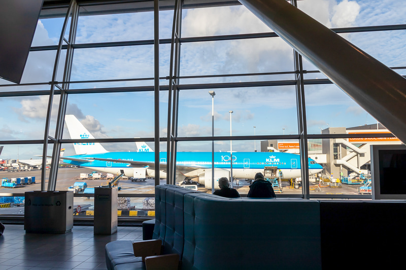 KLMオランダ航空はスキポール空港を拠点として、世界各地に就航している