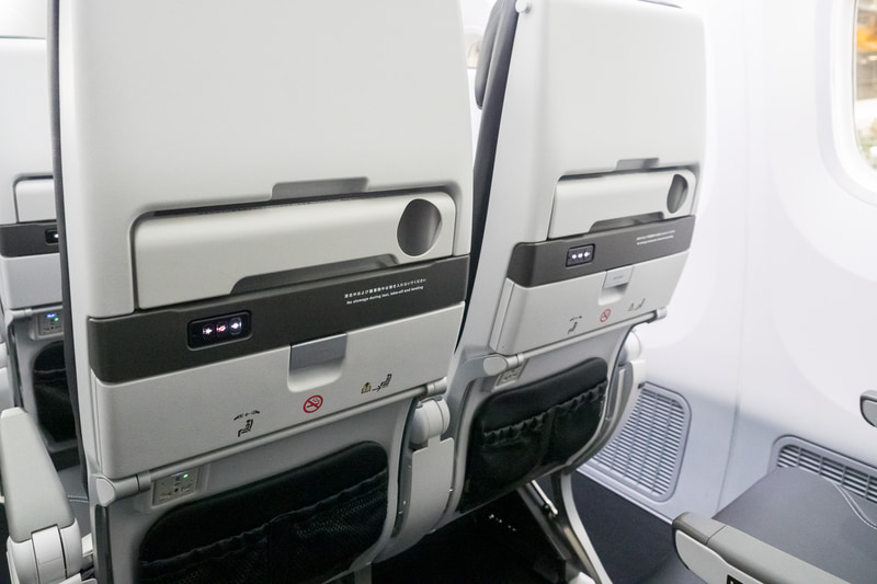 シート背面の様子