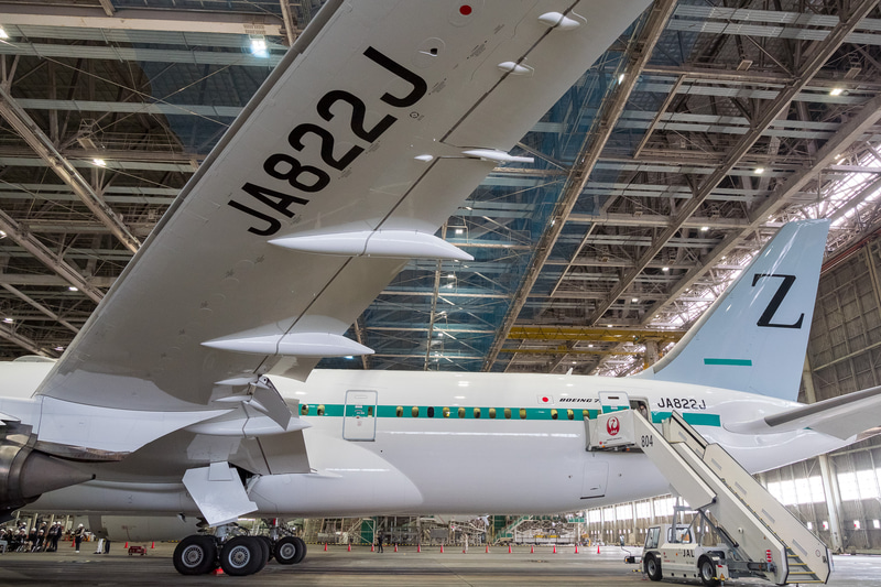 ZIPAIR初号機「JA822J」
