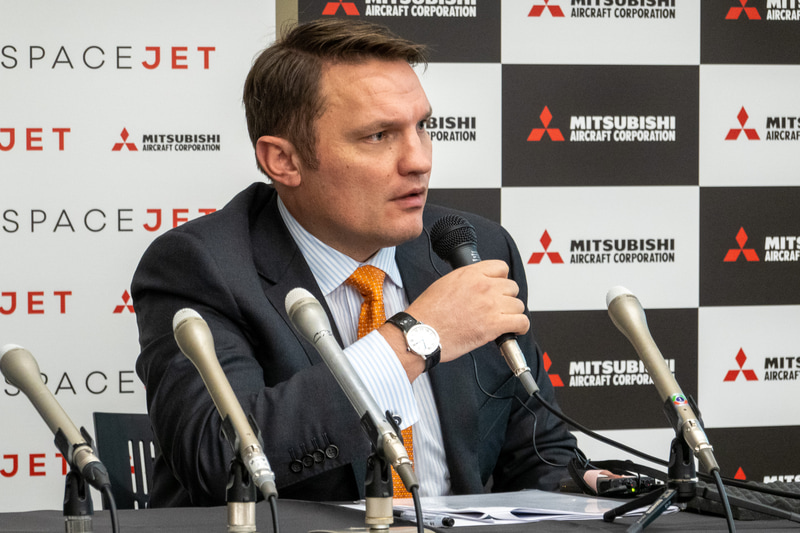 三菱航空機株式会社 海外営業部長 デイビット・バロー（David Barrow）氏