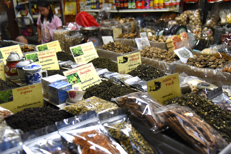 中国茶をはじめとした品ぞろえもよい