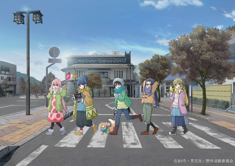 JR東海は急行「ゆるキャン△梨っ子号」を静岡駅～甲府駅間で運行。描き下ろしオリジナルイラストを使った車内装飾や特製ヘッドマーク掲出、アニメ声優の録り下ろし音声による車内放送を実施する