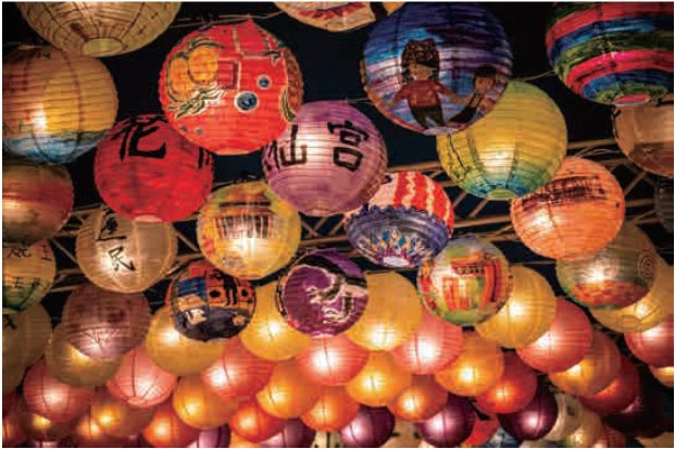 台湾ランタンの展示イメージ