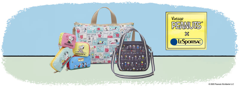 レスポートサックは「PEANUTS」とのコラボアイテムを日本限定で発売する